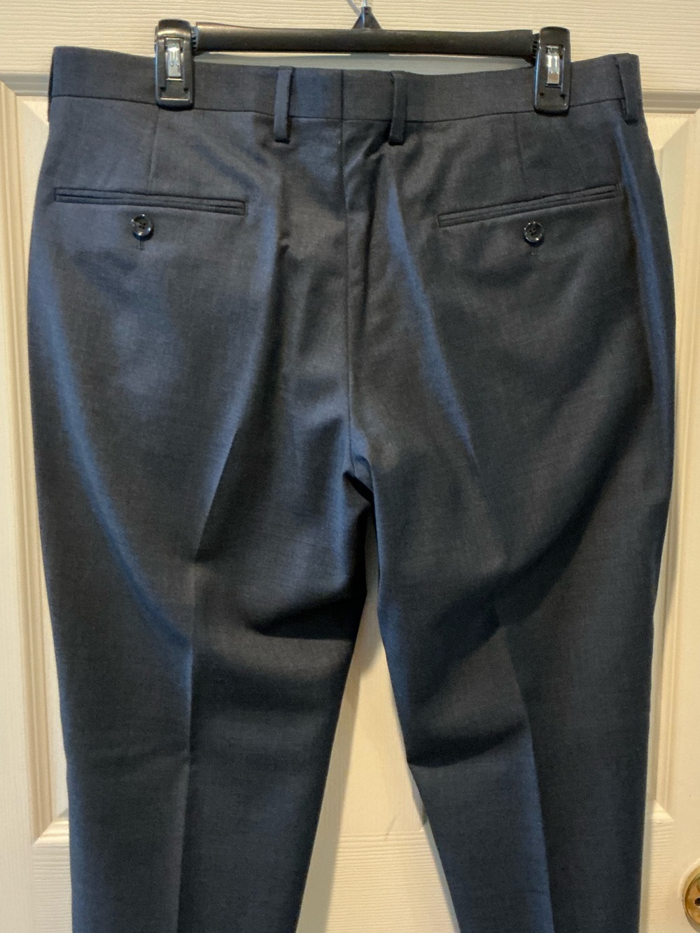 J. Crew NWT Men's Lightweight Wool Dark Navy Dress Pant Ludlow Tollegno Slim 33 - Picture 4 of 9